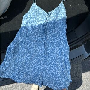 Blue Floral Jumpsuit